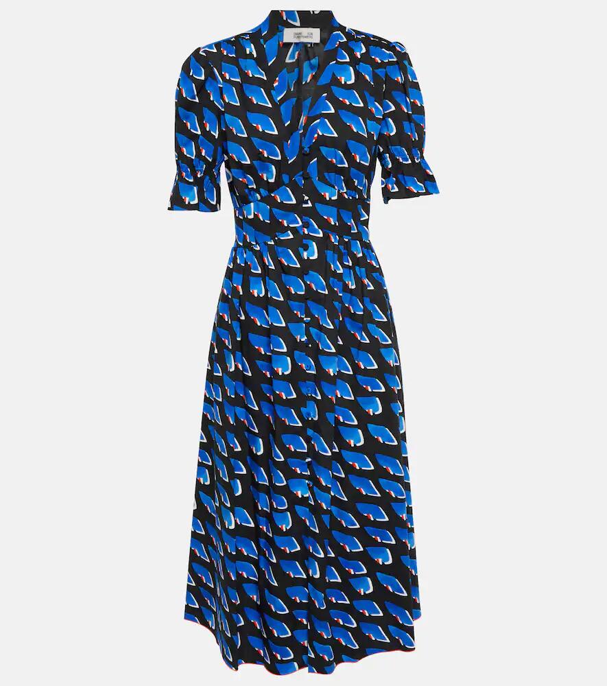 Diane von Furstenberg Printed wrap midi dress Cover