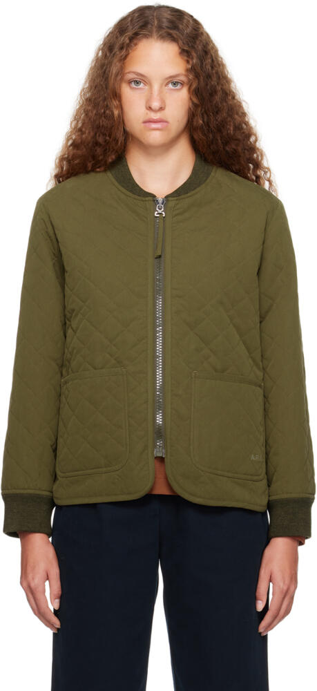 A.P.C. Khaki Elea Bomber Jacket Cover