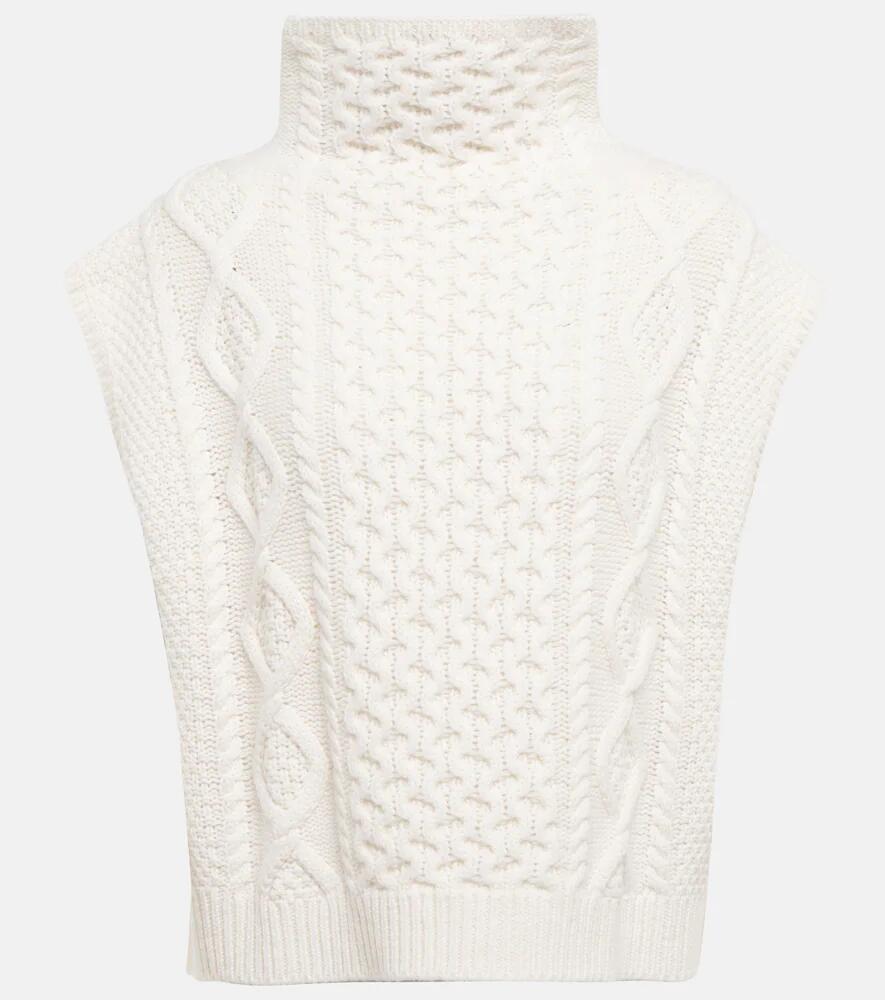 Polo Ralph Lauren Cable-knit wool and cashmere sweater vest Cover