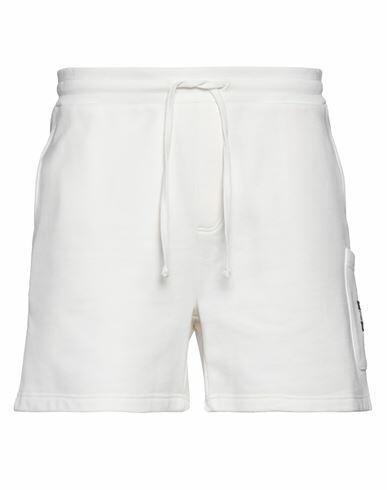 Tommy Jeans Man Shorts & Bermuda Shorts Ivory Cotton Cover