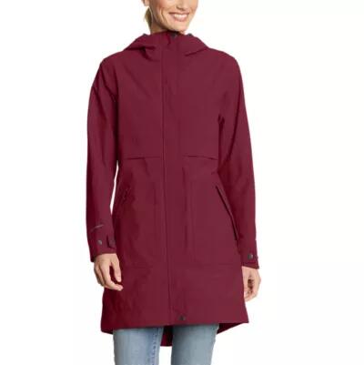 Eddie Bauer Women's Greenlake Trench Coat Cover