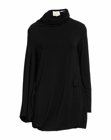 Alessia Santi Woman Mini dress Black Polyester, Viscose, Elastane Cover