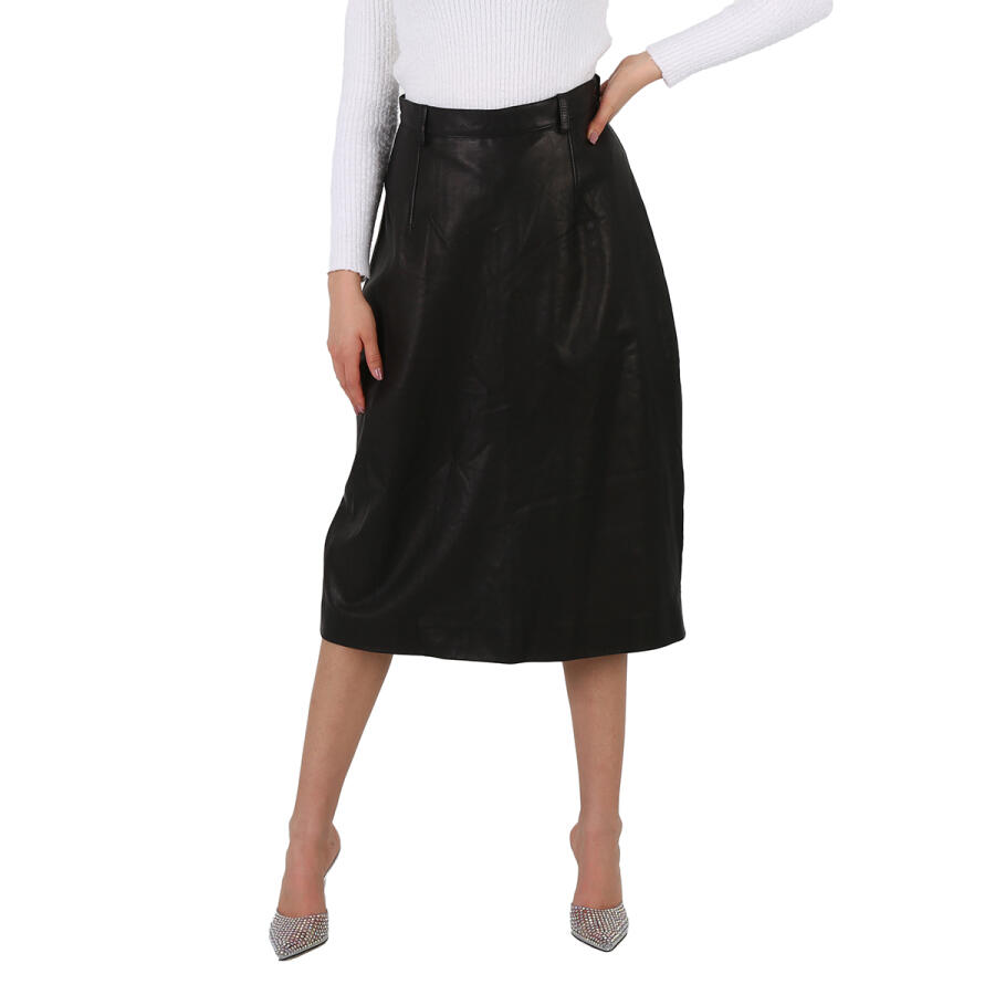 Balenciaga Black High-Waisted Midi Large Skirt Cover