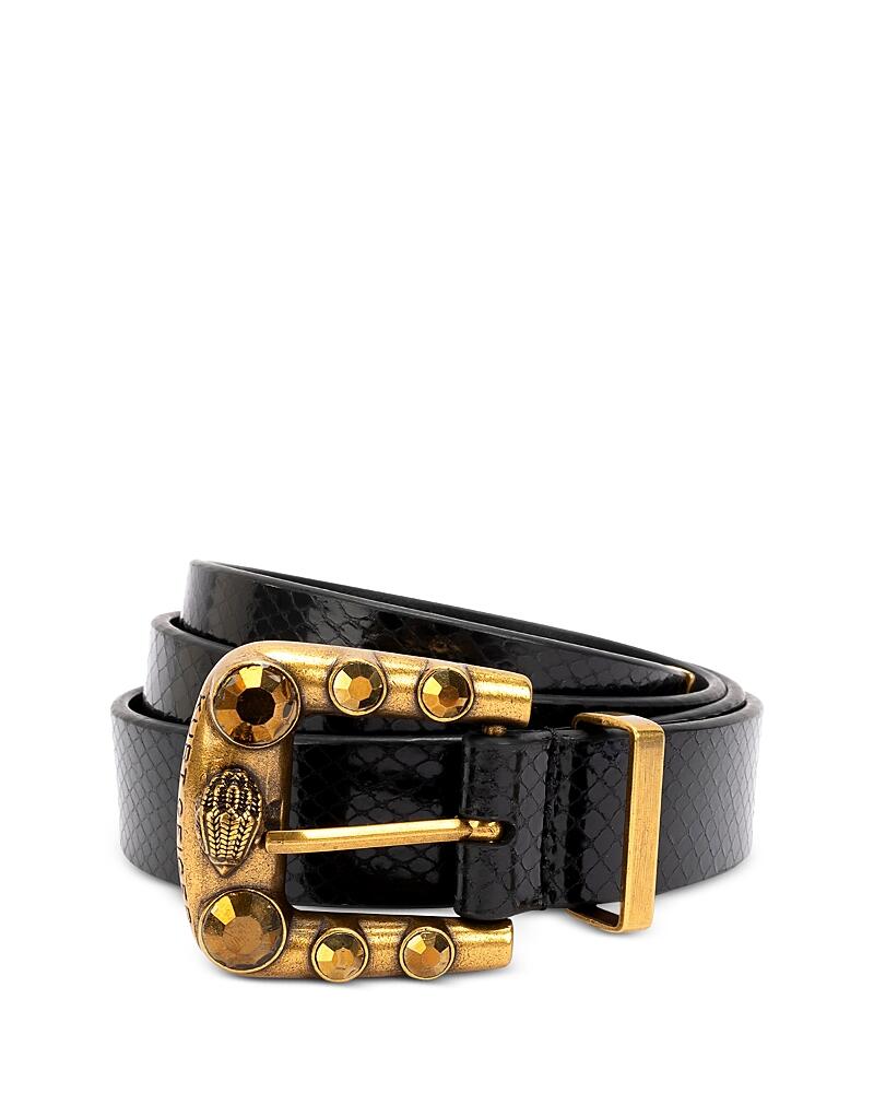 Kurt Geiger London Women's Smooth Leather Belt Cover