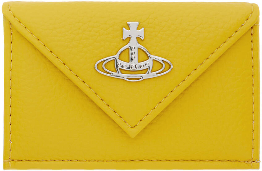 Vivienne Westwood Yellow Re-Vegan Envelope Wallet Cover