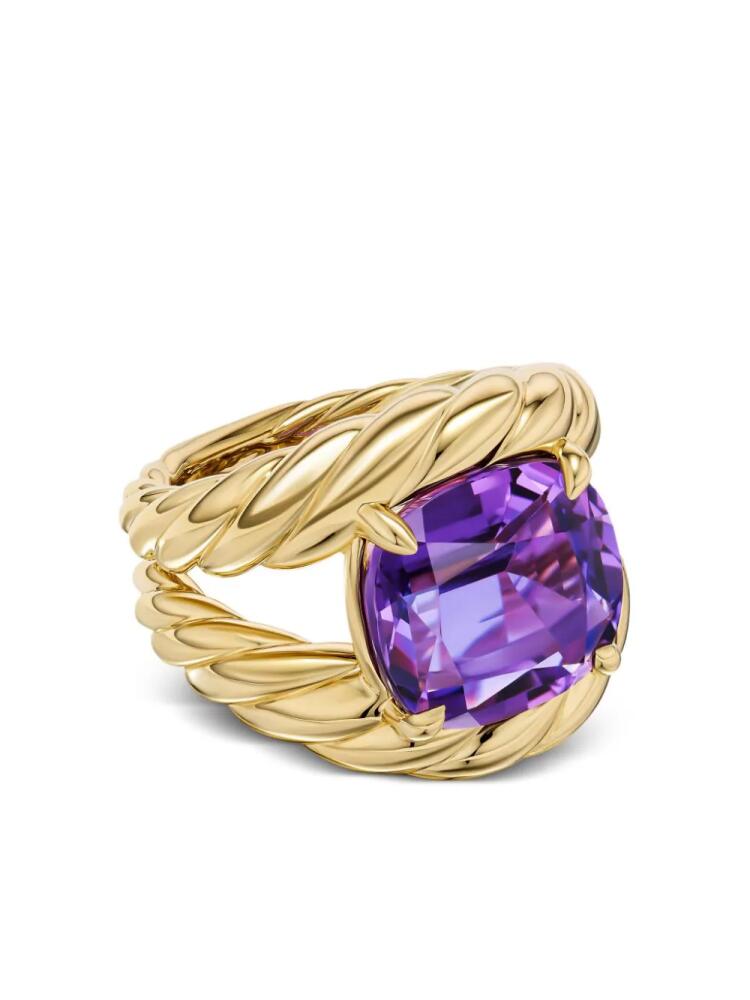 David Yurman 18kt yellow gold Marbella amethyst ring Cover