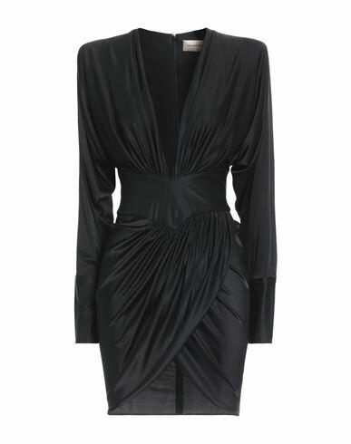 Alexandre Vauthier Woman Mini dress Black Viscose, Elastane Cover