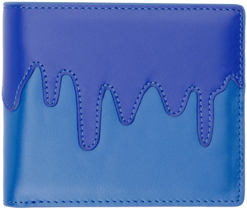 ICECREAM Blue Drippy Wallet Cover