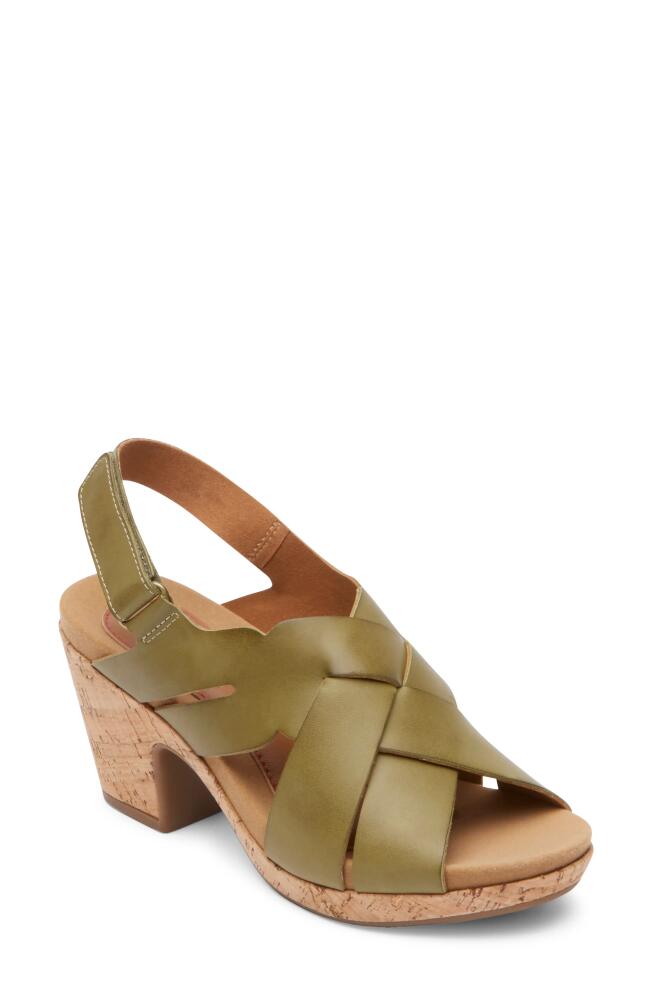 Rockport Cobb Hill Alleah Slingback Sandal in Green Cover