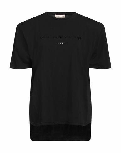 Alexandre Vauthier Woman T-shirt Black Cotton Cover