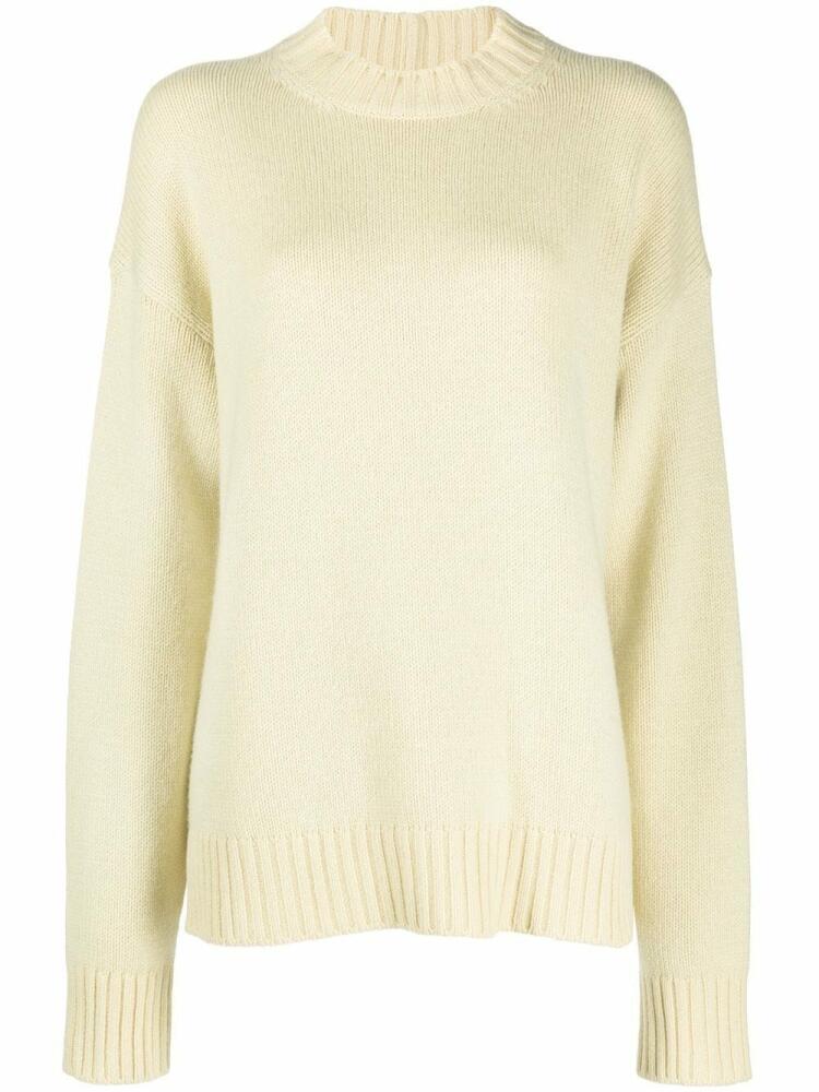 Jil Sander cashmere-cotton crewneck jumper - Green Cover