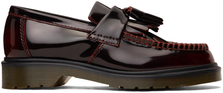 Dr. Martens Burgundy Adrian Loafers Cover