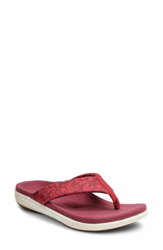 Revitalign Euphoria Flip Flop in Rumba Red Cover