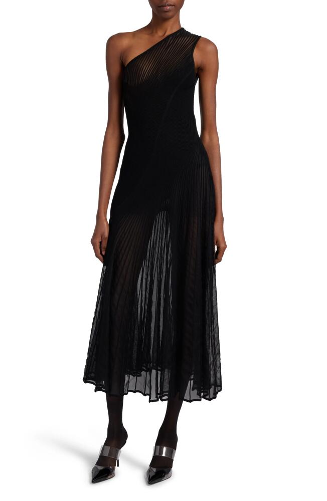 Alaïa One Shoulder Dress in Noir Alaia Cover