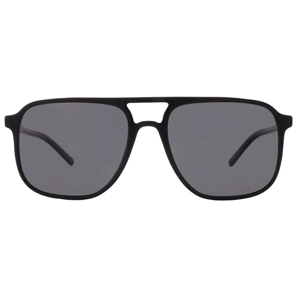 Dolce and Gabbana Dark Grey Navigator Mens Sunglasses Cover