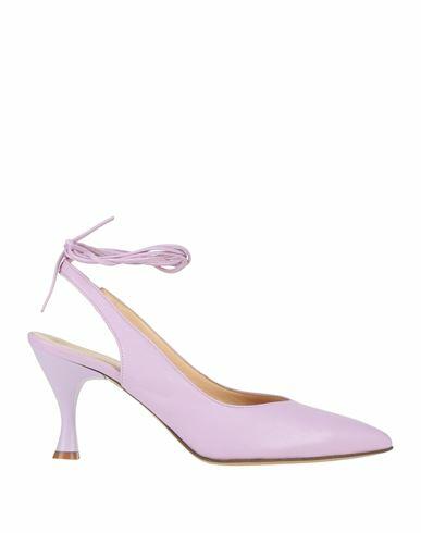 Loretta Pettinari Woman Pumps Lilac Soft Leather Cover