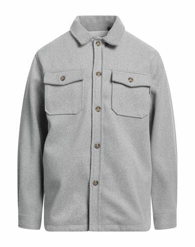 Why Not Brand Man Shirt Grey Polyester Cover