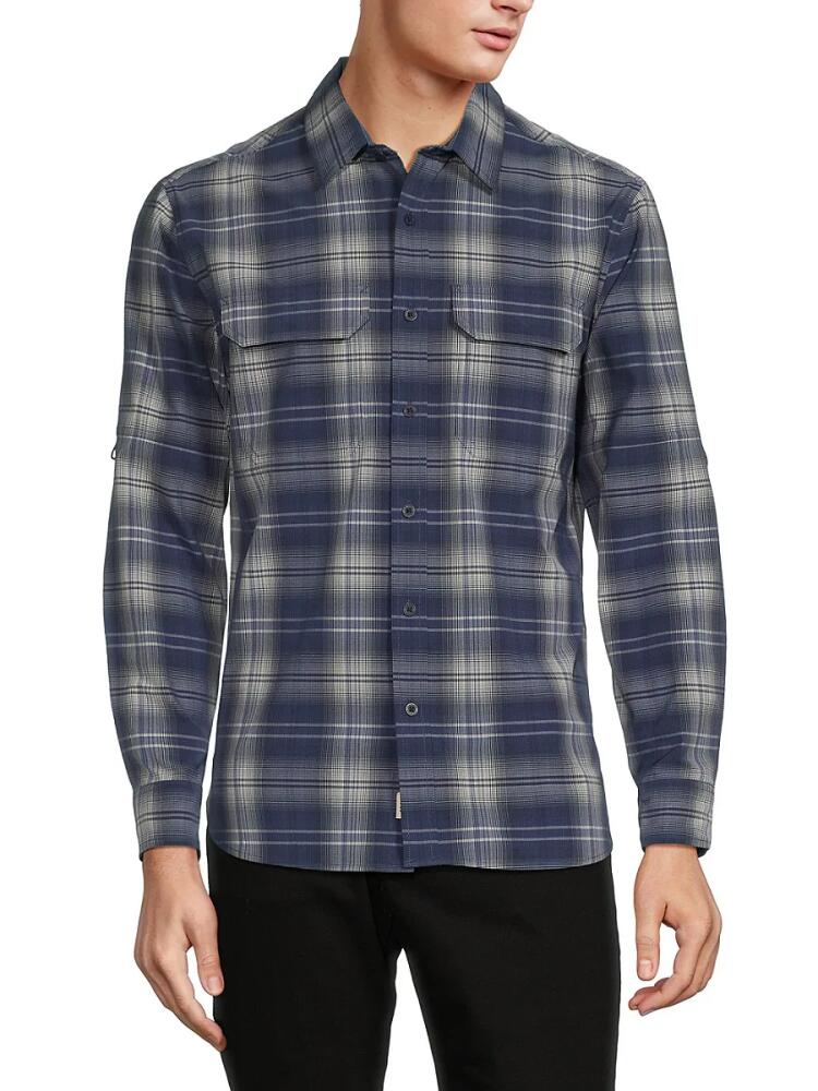 Fair Harbor Men's The River Plaid Shirt - Blue Cover