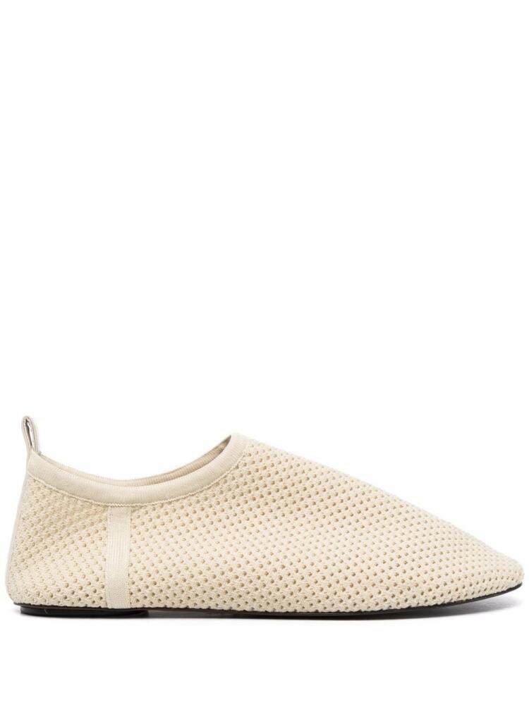 Nanushka mesh-knit loafers - Neutrals Cover