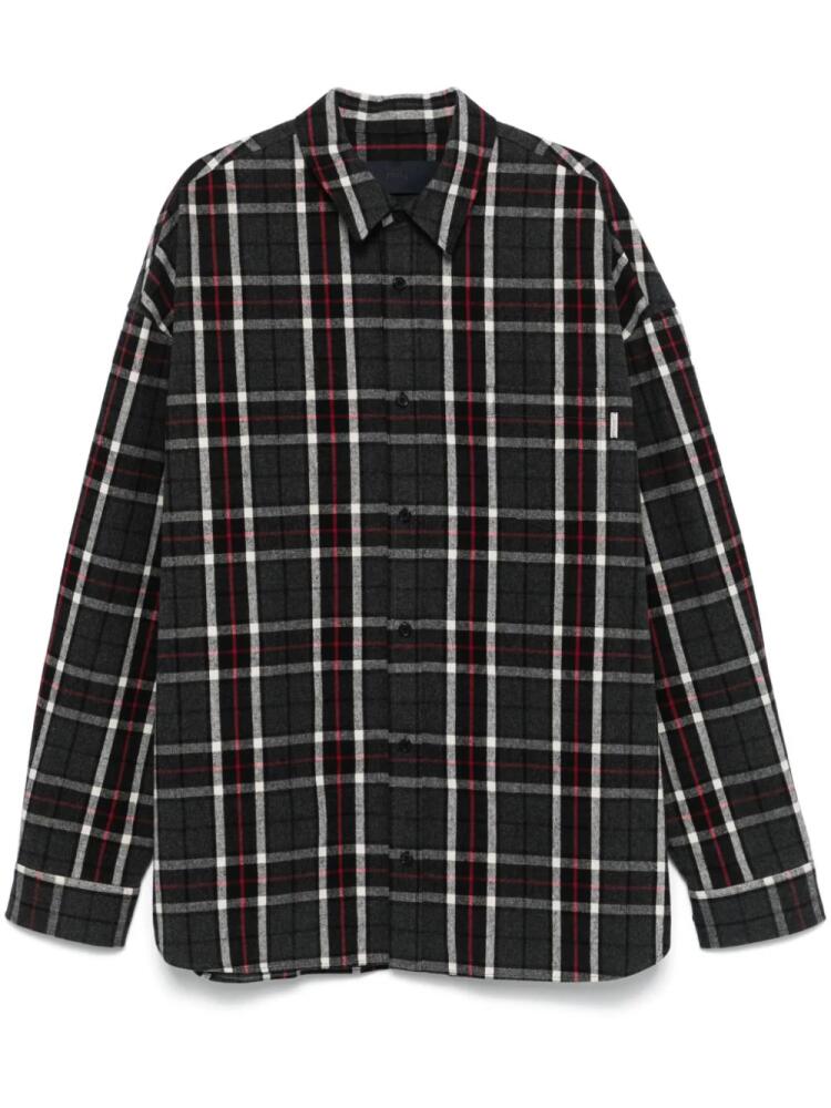 Juun.J checked shirt - Grey Cover