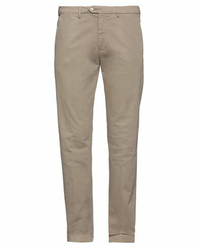 Seventy Sergio Tegon Man Pants Khaki Cotton, Elastane Cover