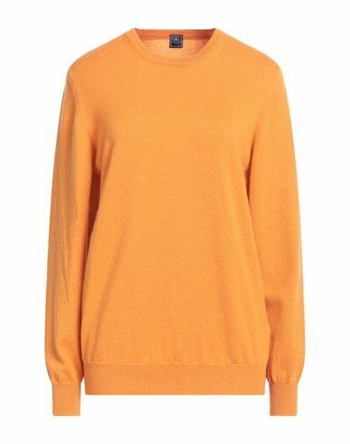 Fedeli Woman Sweater Orange Cashmere Cover