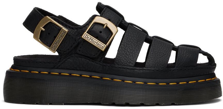 Dr. Martens Black Wrenlie Fisherman Sandals Cover