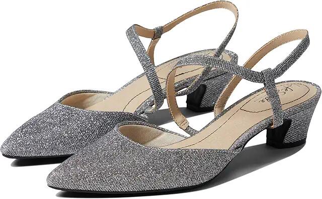 LifeStride Minimalist (Pewter Rhinestone Fabric) Women's Shoes Cover