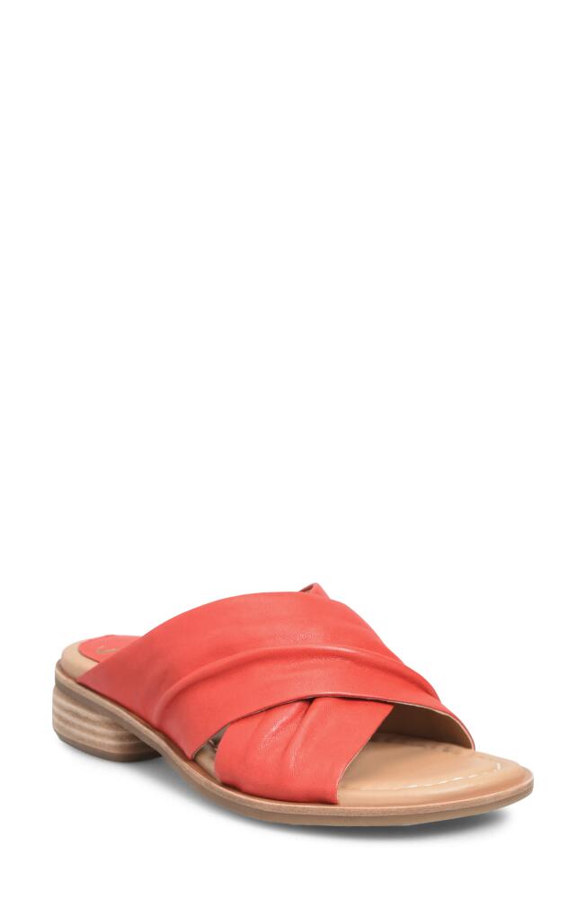 Söfft Fallon Slide Sandal in Coral Cover