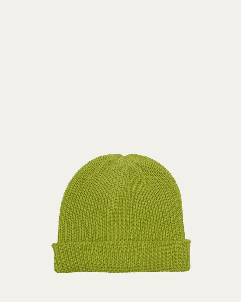 The Elder Statesman Men's Cashmere Watchman Beanie Hat Cover