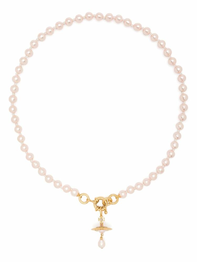 Vivienne Westwood Aleksa faux-pearl pendant necklace - Gold Cover