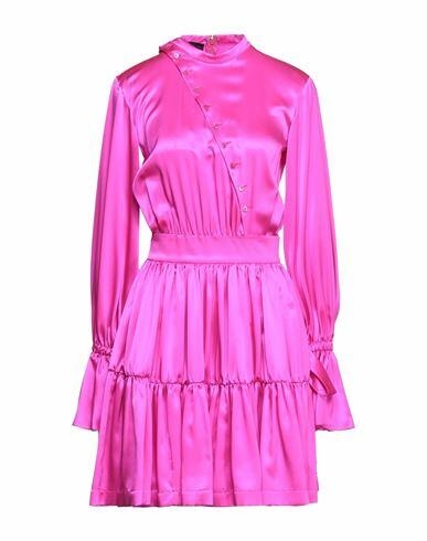 Rochas Woman Mini dress Fuchsia Silk Cover