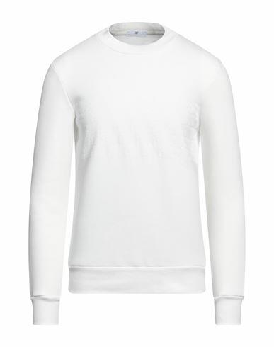 Pmds Premium Mood Denim Superior Man Sweatshirt Off white Cotton, Polyester Cover