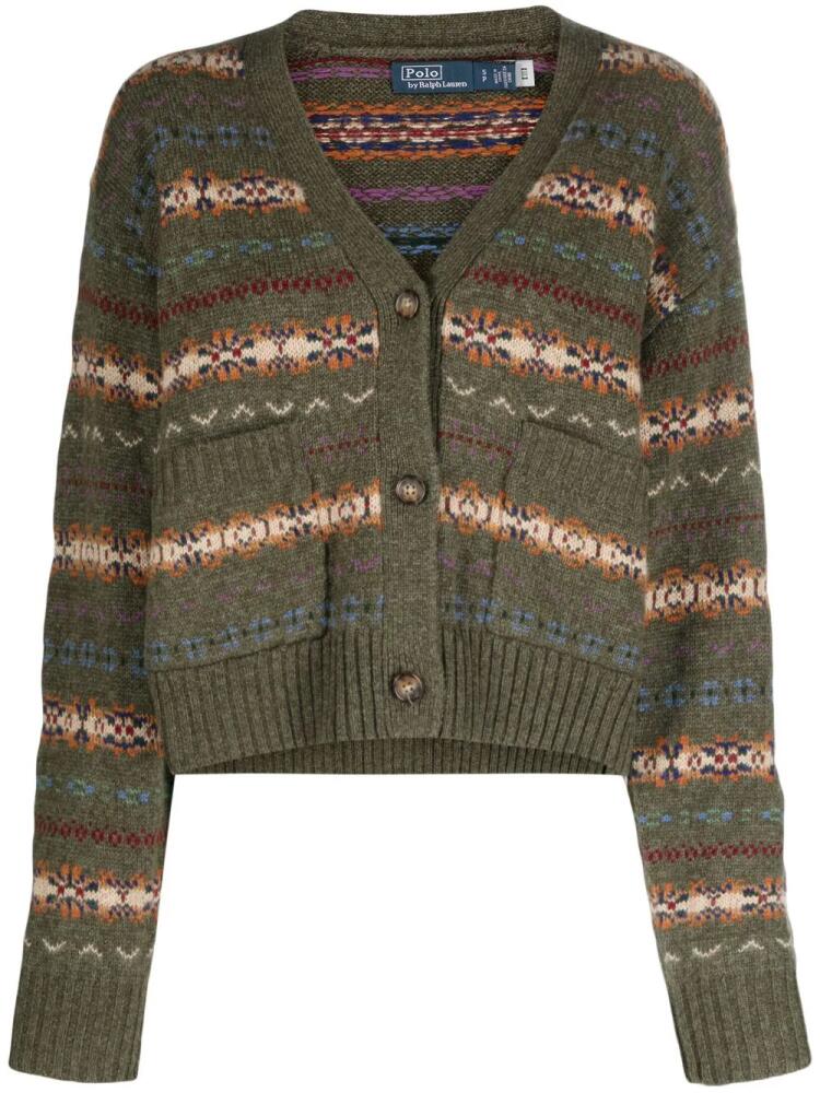 Polo Ralph Lauren Fair Isle cardigan - Green Cover