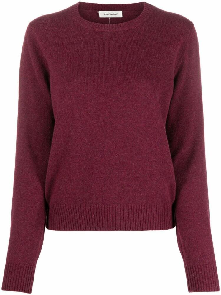 There Was One crew-neck cashmere jumper - Red Cover