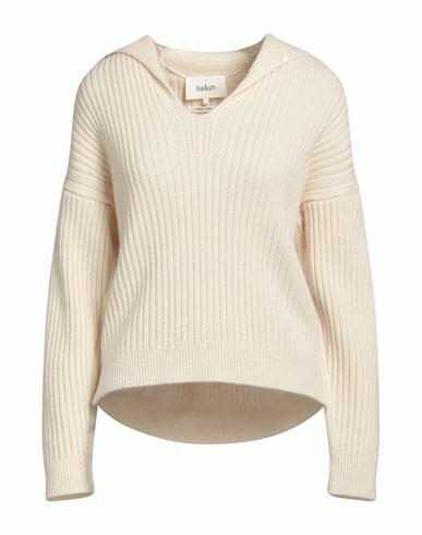 Ba & sh Woman Sweater Off white Wool, Cashmere Cover