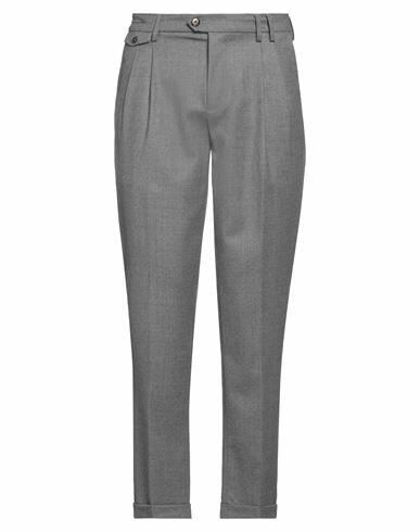 Teleria Zed Man Pants Grey Virgin Wool, Elastane Cover