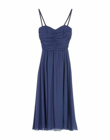 Patrizia Pepe Sera Woman Midi dress Midnight blue Viscose, Polyamide, Elastane Cover