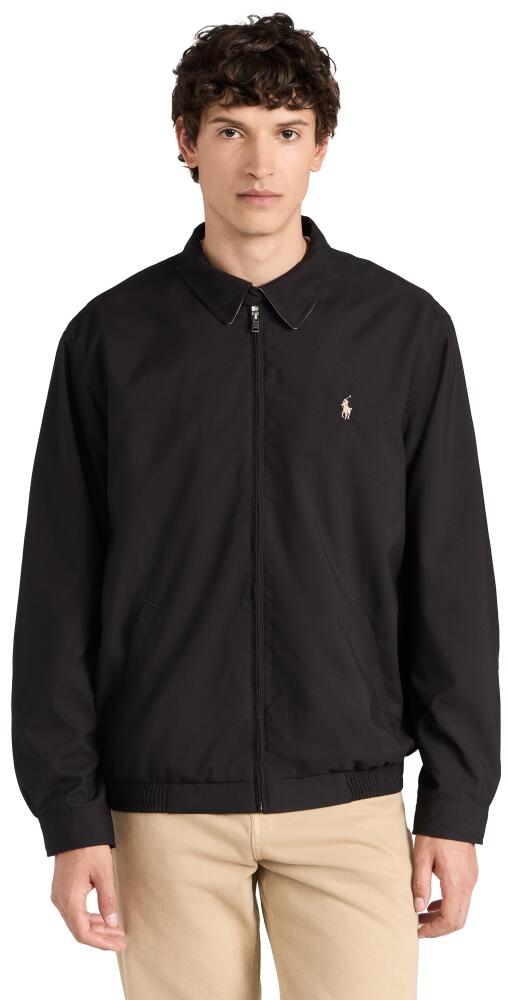 Polo Ralph Lauren Bi-Swing Windbreaker Jacket RL Black Cover