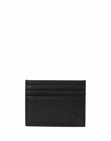 Polo Ralph Lauren Man Document holder Black Cow leather Cover