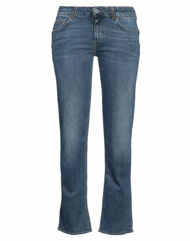 Liu •jo Woman Jeans Blue Cotton, Elastane Cover