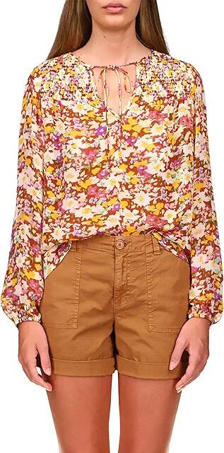 Sanctuary Spring Side Blouse (Sunny Field) Women's Clothing Cover