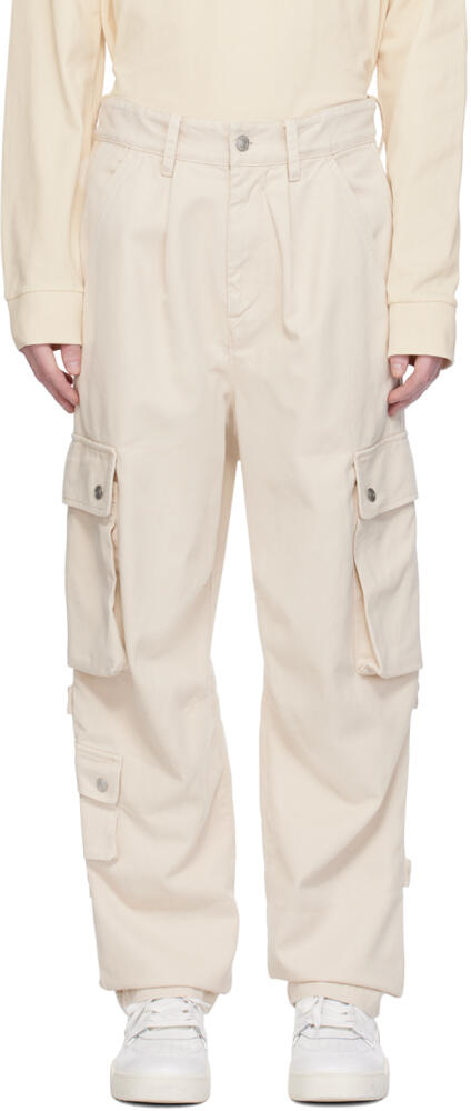 Isabel Marant Beige Telore Cargo Pants Cover