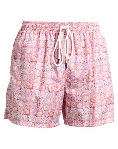 Fedeli Man Swim trunks Pink Recycled polyester Cover