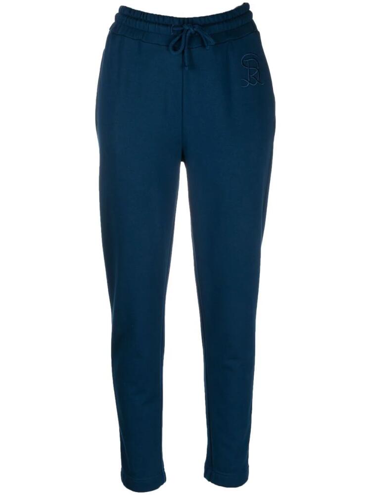 Sonia Rykiel logo-embroidered track pants - Blue Cover