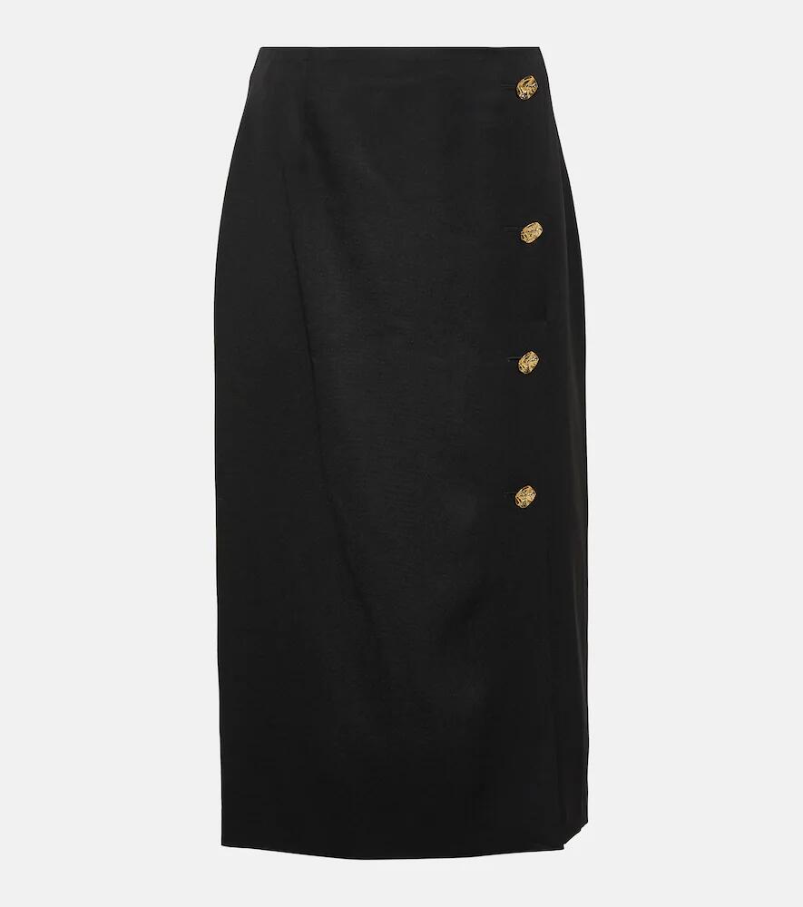 Nina Ricci Wool midi pencil skirt Cover