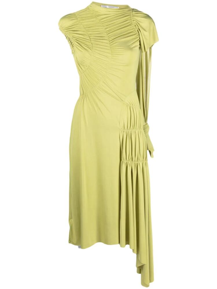 Victoria Beckham ruched midi dress - Green Cover