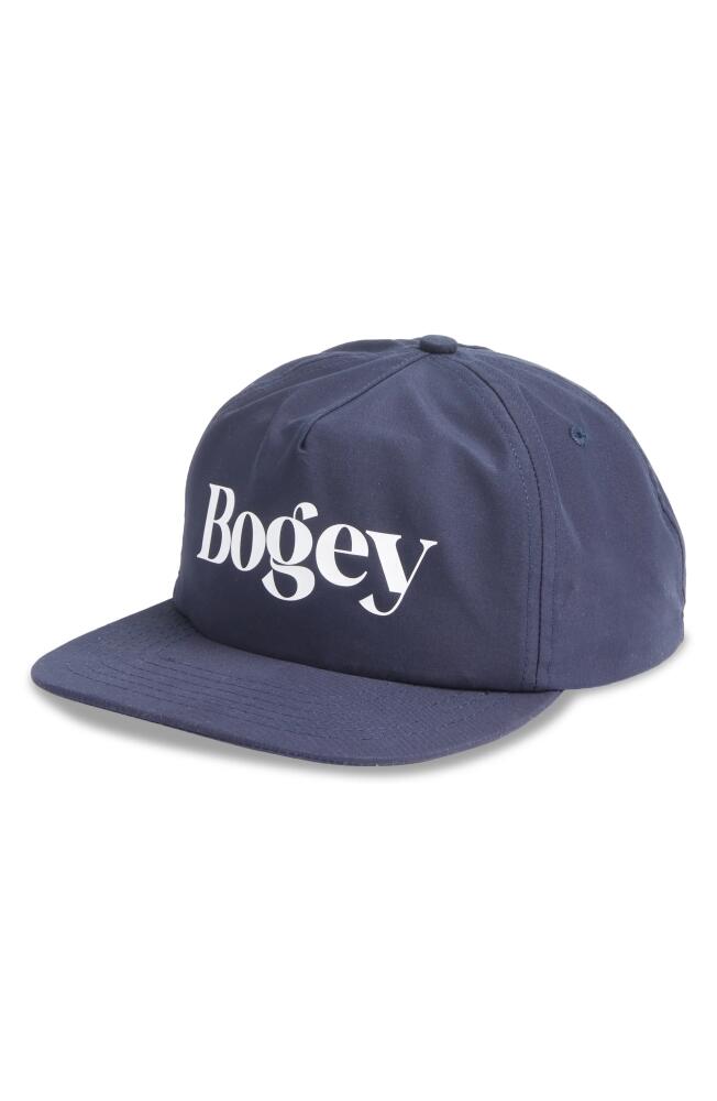 BOGEY BOYS Bogey Snapback Baseball Cap in Midnight Cover