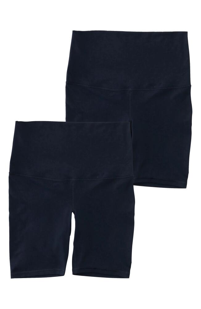 Ingrid & Isabel 2-Pack Maternity Bike Shorts in Black Cover