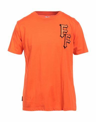 Family First Milano Man T-shirt Orange Cotton Cover